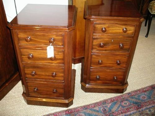 Pair of Mahogany Bedside Cabinets
